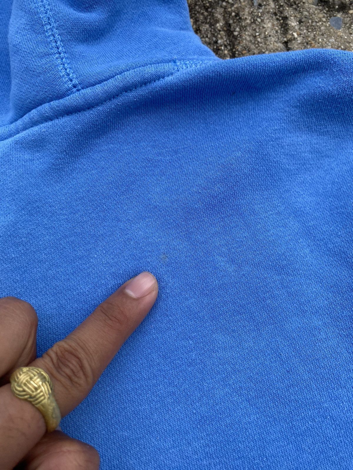 VTG Russell Athletic Hoodie Baby Blue