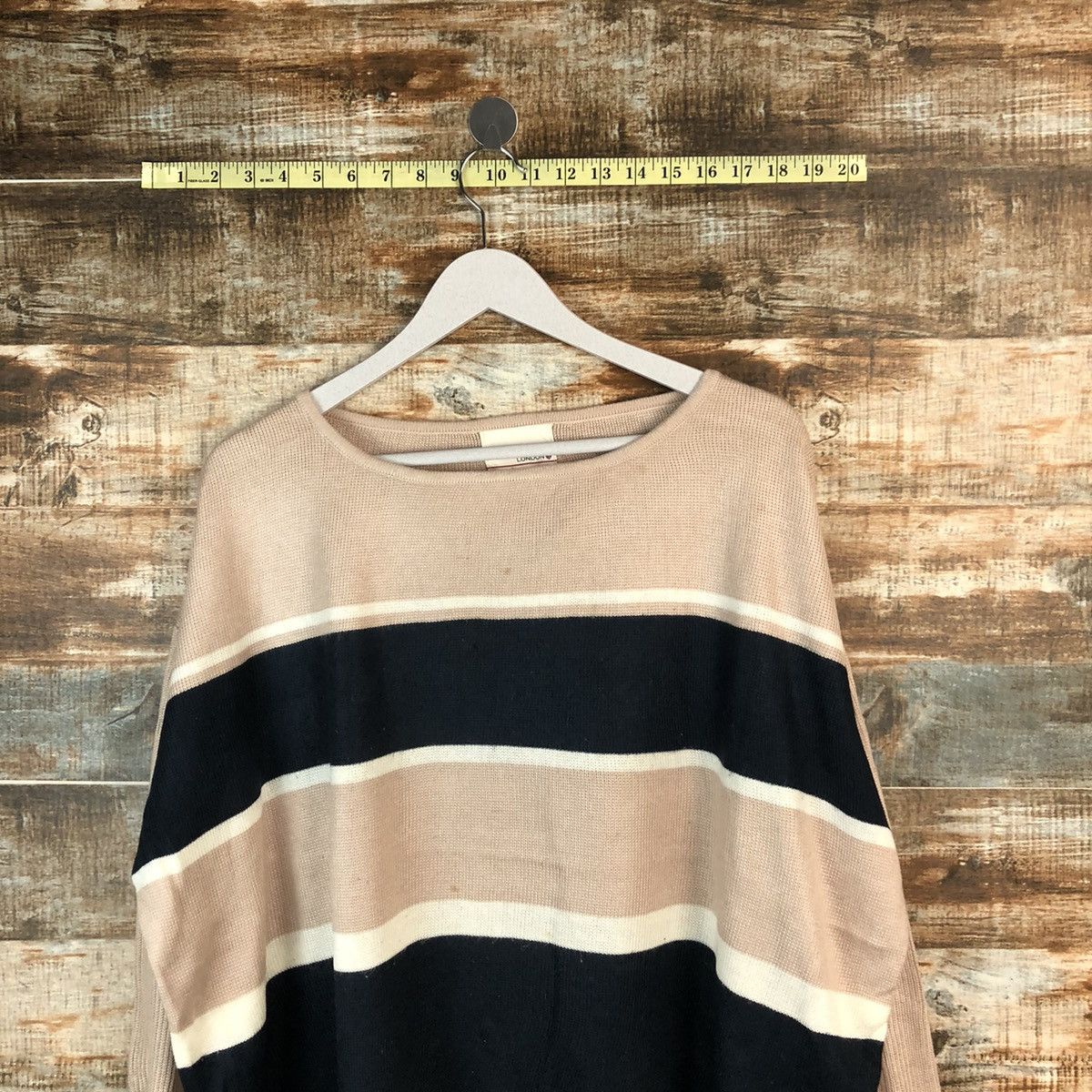 OVER THE STRiPES HK Works London Pink Knitwear #A1469 Size L / US 10 / IT 46 - 2 Thumbnail