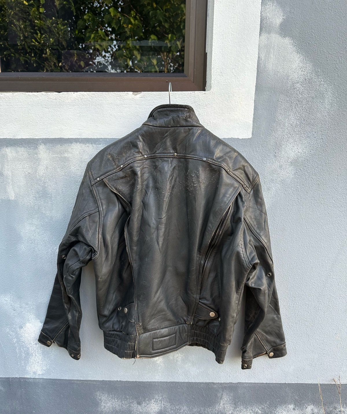 Vintage Max way racing leather jacket Size US L / EU 52-54 / 3 - 11 Thumbnail