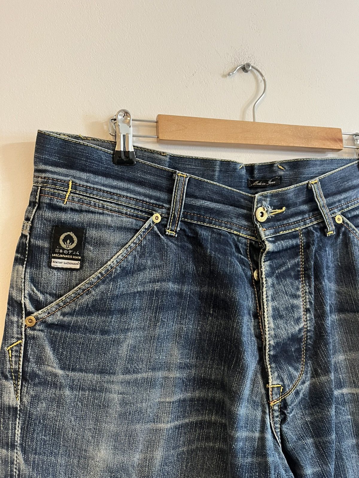 Atelier La Durance Vintage Atelier LaDurance Japanese Denim Jeans Size US 34 / EU 50 - 2 Thumbnail