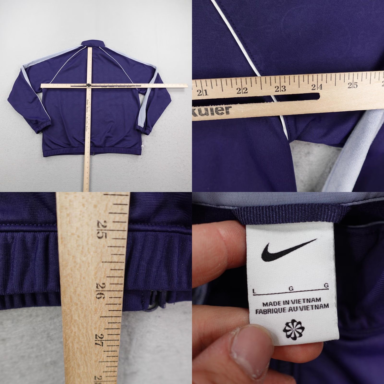 Nike Nike Jacket Men Large Blue Giannis Greek Freak Lightweight Basketball Track Coat Size US L / EU 52-54 / 3 - 8 Thumbnail