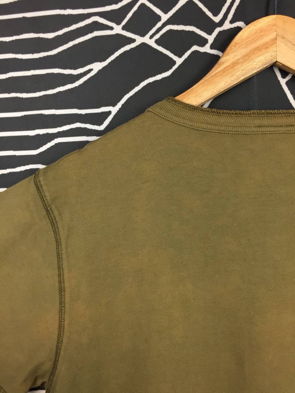 Champion Vtg Champion Athletic Apparel Olive Green Henley Tee Size US L / EU 52-54 / 3 - 9 Thumbnail