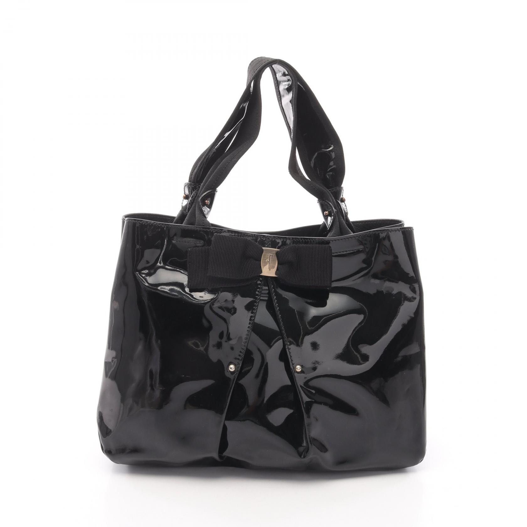 Salvatore Ferragamo Salvatore Ferragamo Salvatore Ferragamo Patent Leather Tote Bag Leather Tote Bag 21B665 DUTY FREE for USA Size ONE SIZE - 1 Thumbnail