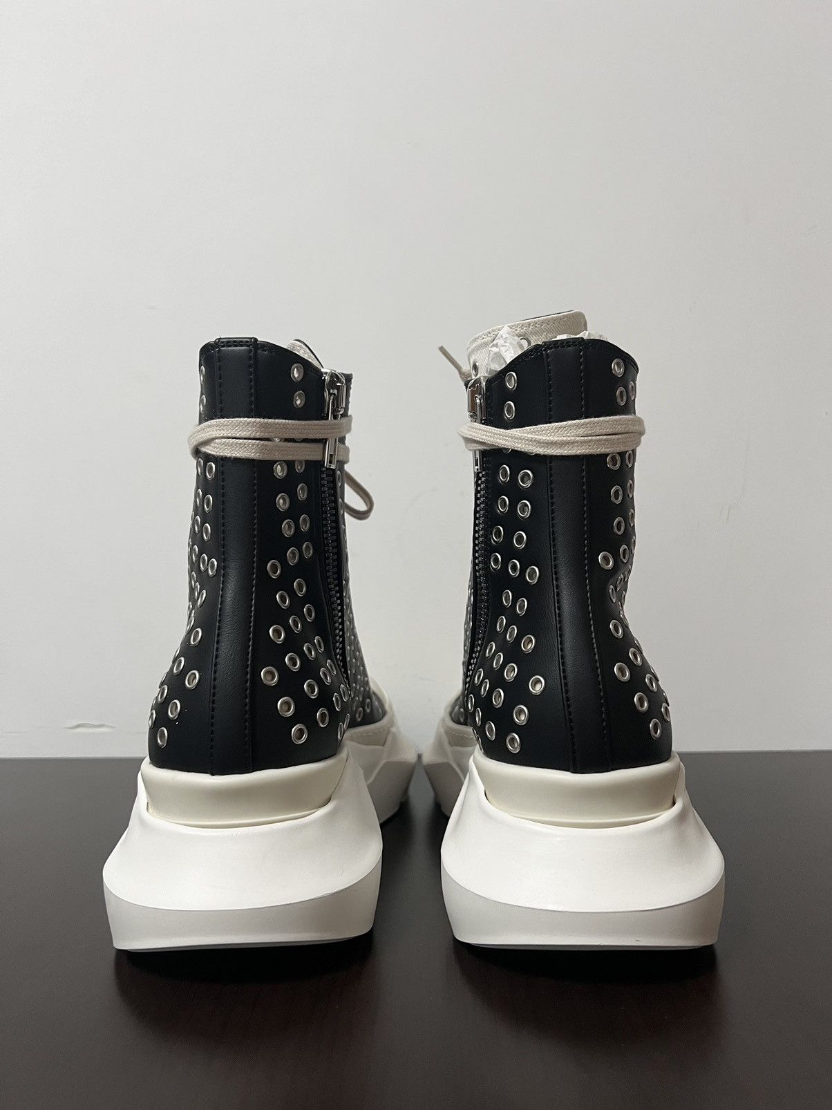 Rick Owens Drkshdw RICK OWENS ABSTRACT RAMONES SNEAKERS SZ42 Size US 9 / EU 42 - 6 Thumbnail