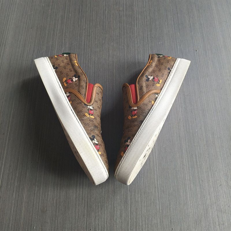 Gucci Gucci x Disney Fashion Slip-On Sneakers - Size US 8.5 / EU 41-42 - 7 Thumbnail