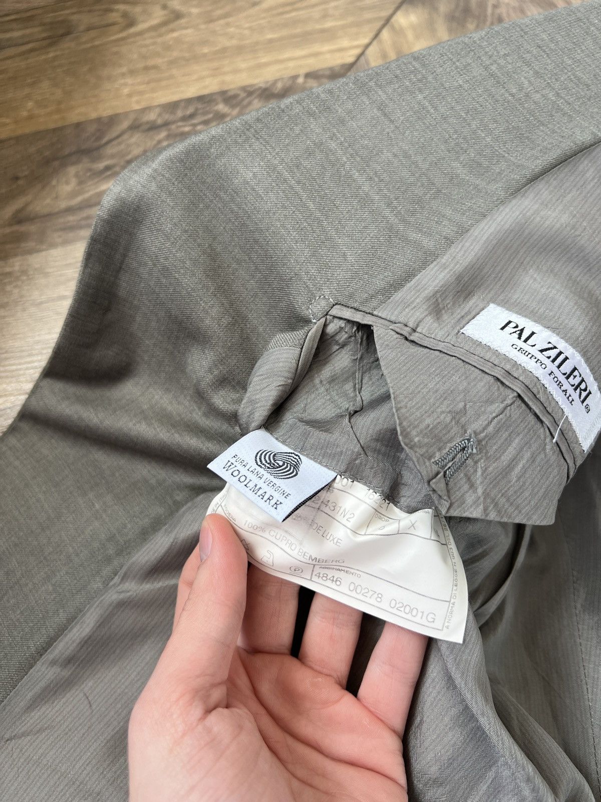 Pal Zileri Vintage Pal Zileri Classic Two Piece Gray Suit Size 54R - 9 Thumbnail
