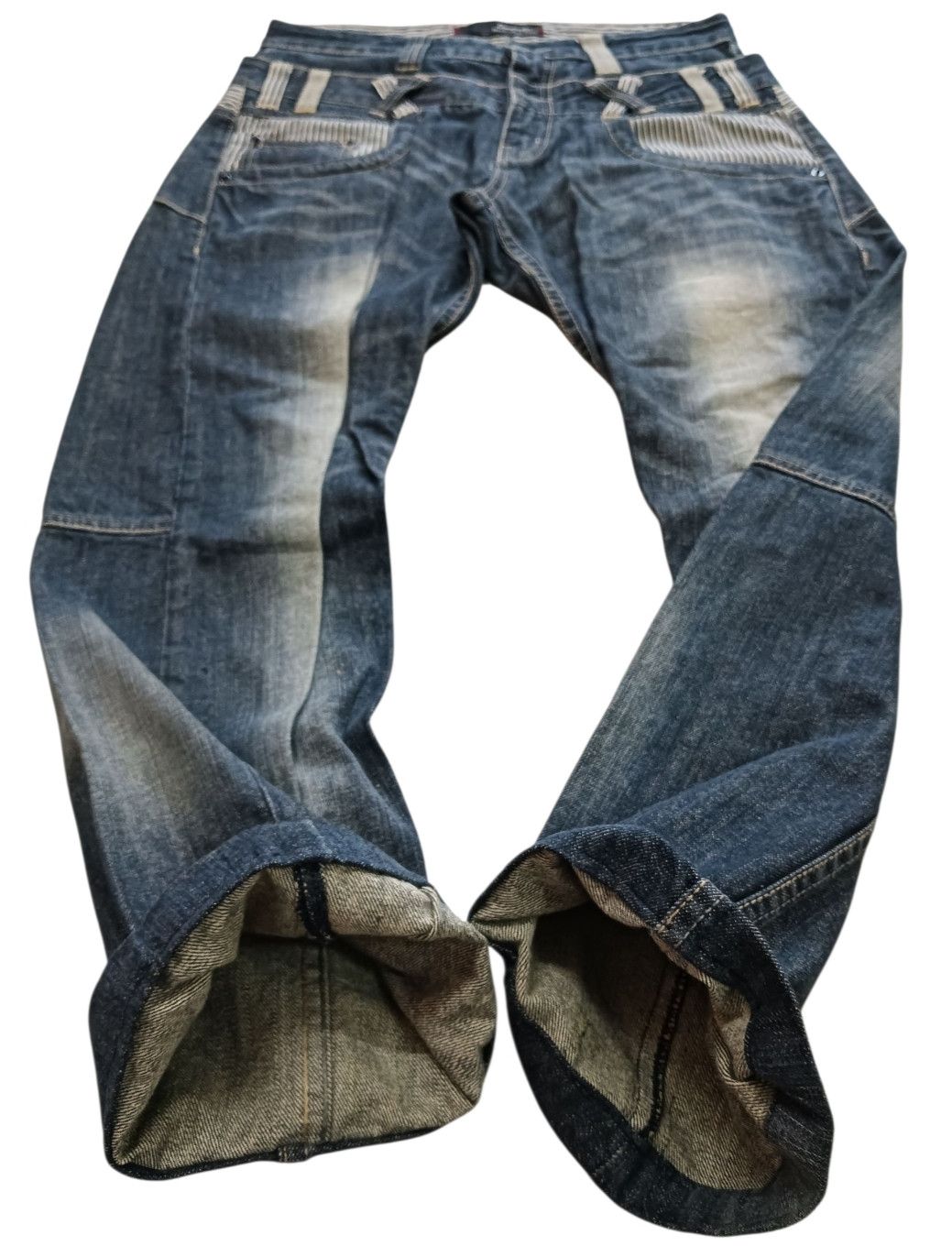 Other Dominate Double Waist Distressed Jeans Size US 32 / EU 48 - 5 Thumbnail