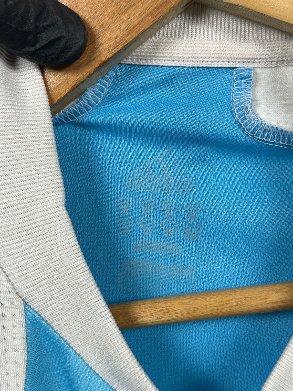 Adidas 2007/08 Adidas Olimpique Marseille Vintage Soccer Jersey Size US XL / EU 56 / 4 - 17 Thumbnail
