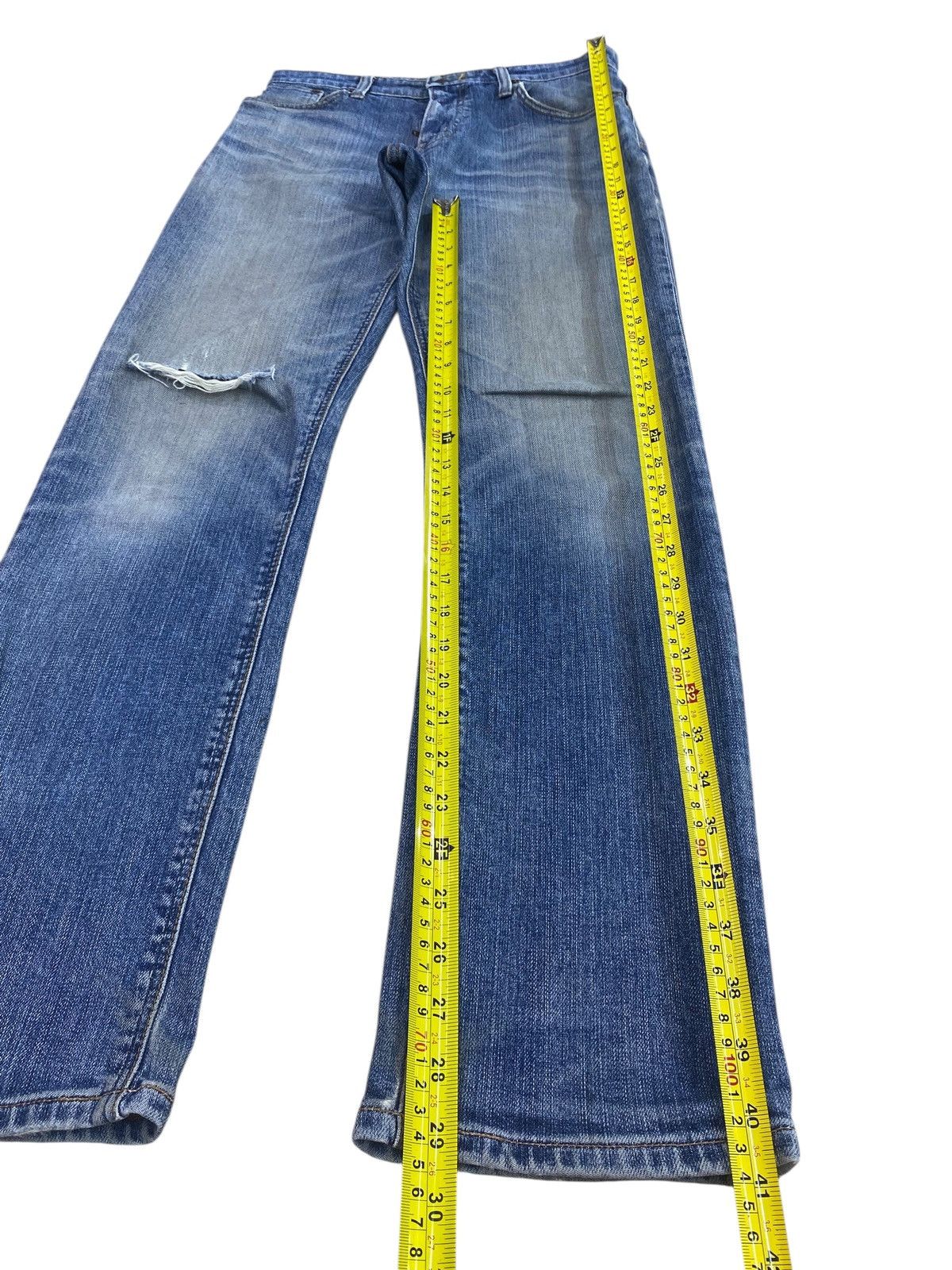 Edwin Edwin 503 Whiskers Faded Wash Style Ripped Jeans Size US 28 / EU 44 - 7 Thumbnail