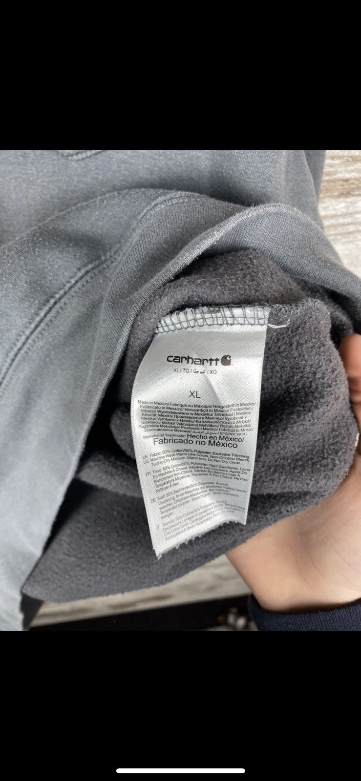 Carhartt × Vintage Mens Vintage Carhartt Oversized Baggy Sweatshirt Size US XL / EU 56 / 4 - 6 Thumbnail