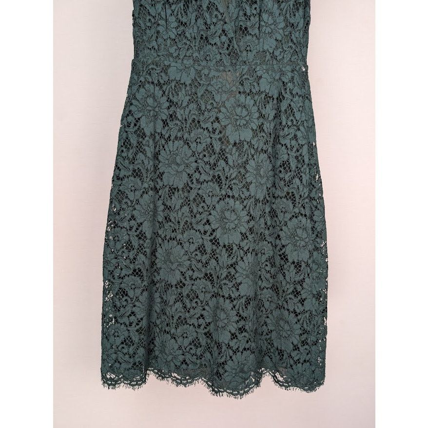 Valentino o1rshd1 Lace Dress in Green Size XS / US 0-2 / IT 36-38 - 4 Thumbnail