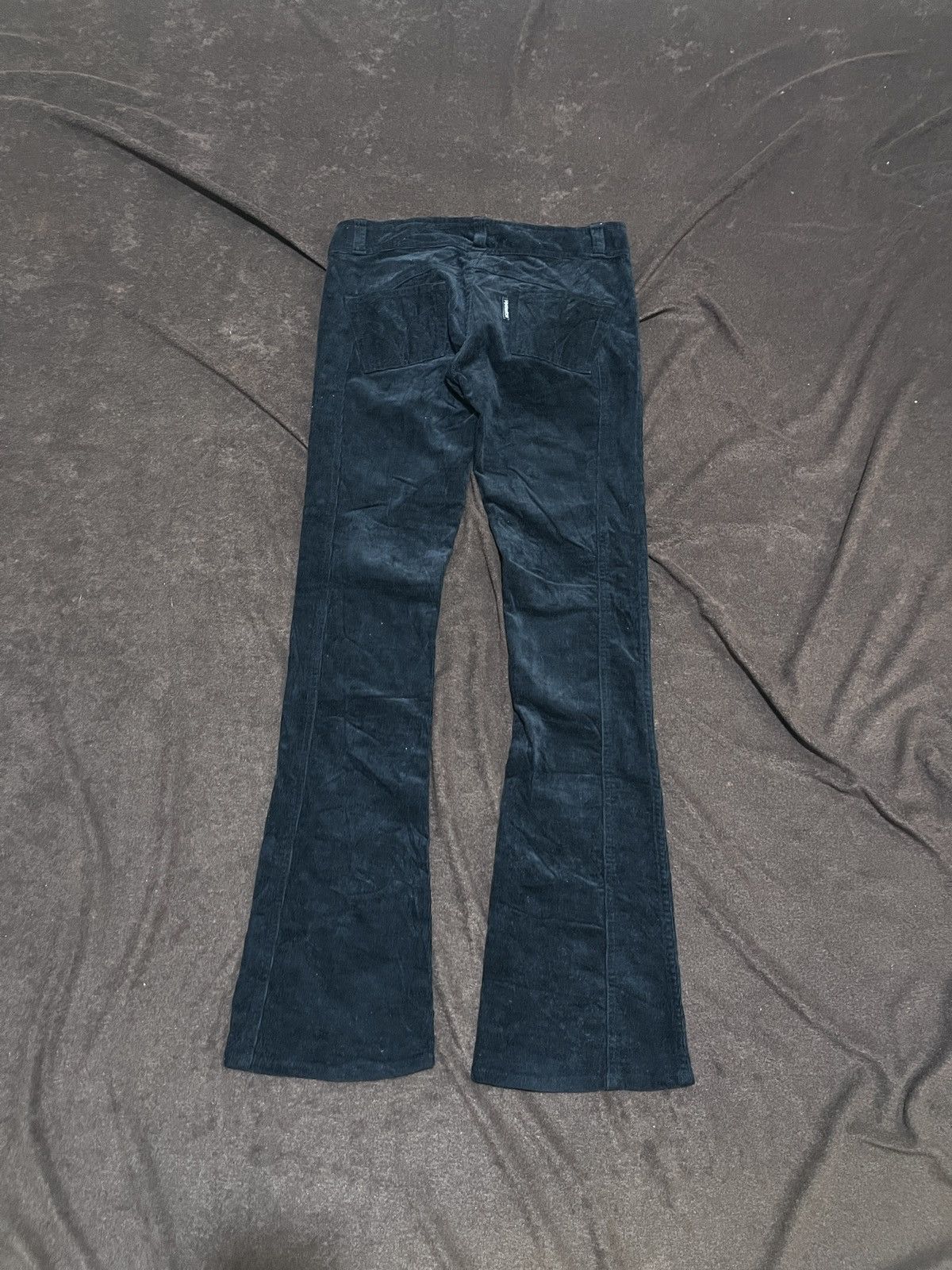 Hysteric Glamour ❤️Hysteric Glamour Black Corduroy Super Flare ❤️ Size US 29 - 2 Thumbnail