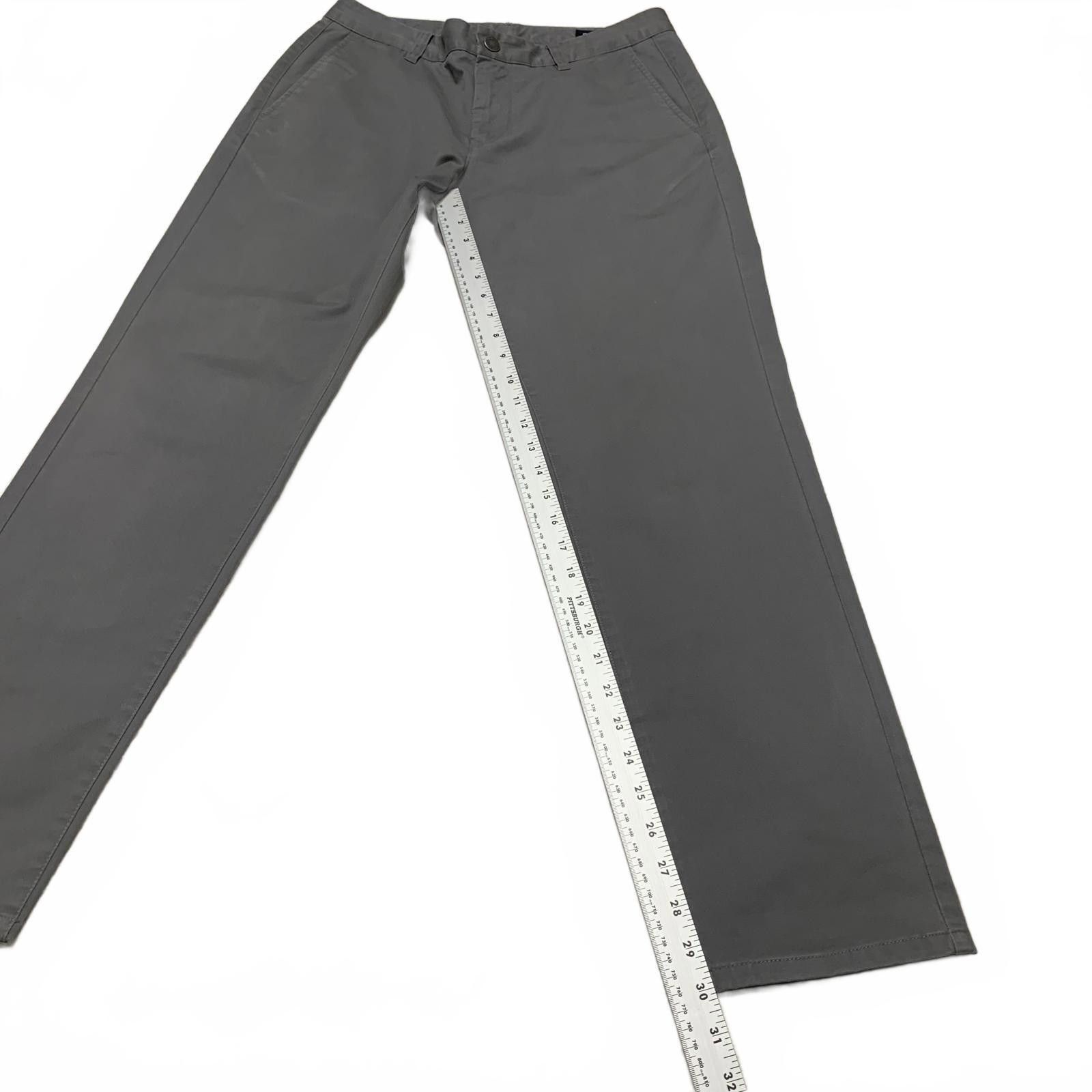 Bonobos Bonobos Men's Size 33x30 Gray Chino Pants W31 X 30L Actual Size US 33 - 5 Thumbnail