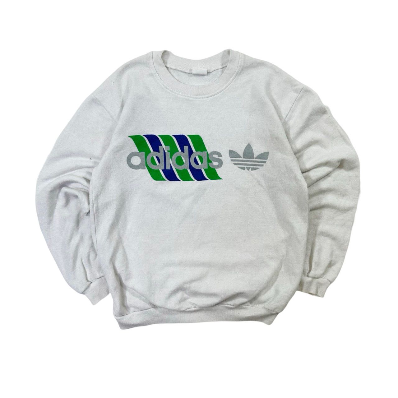 Vintage Vintage 90s Rare Adidas Original Logo Graphic Sweater Size US S / EU 44-46 / 1 - 1 Thumbnail