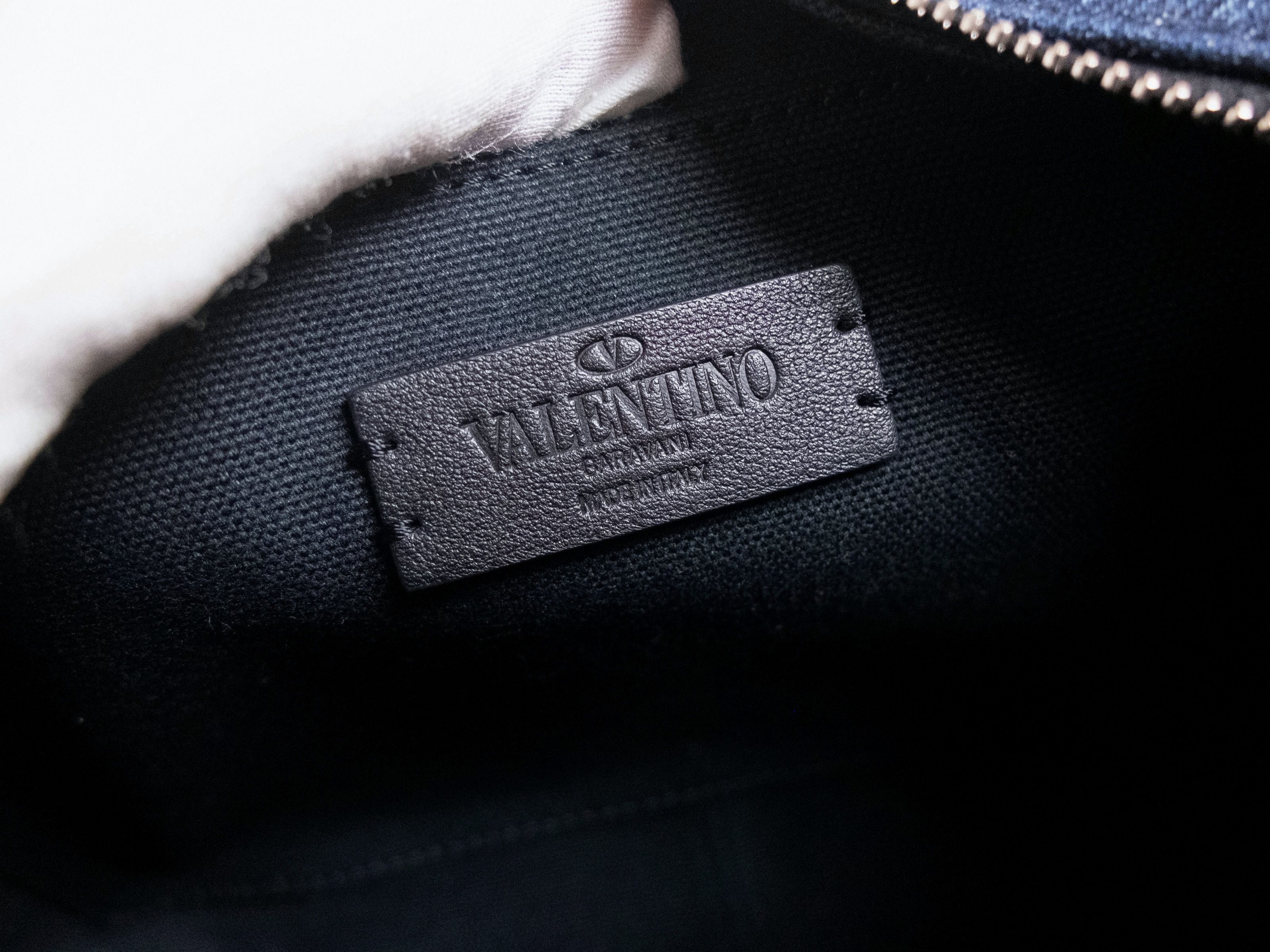 Valentino VALENTINO Garavani Vlogo blue red denim & leather belt bag Size ONE SIZE - 12 Thumbnail