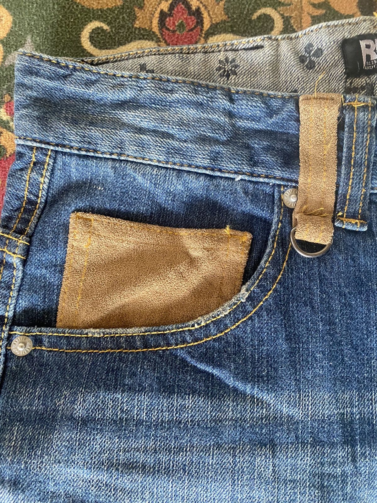 Japanese Brand Vintage MRT Rappers Design Style Denim Size US 29 - 6 Thumbnail