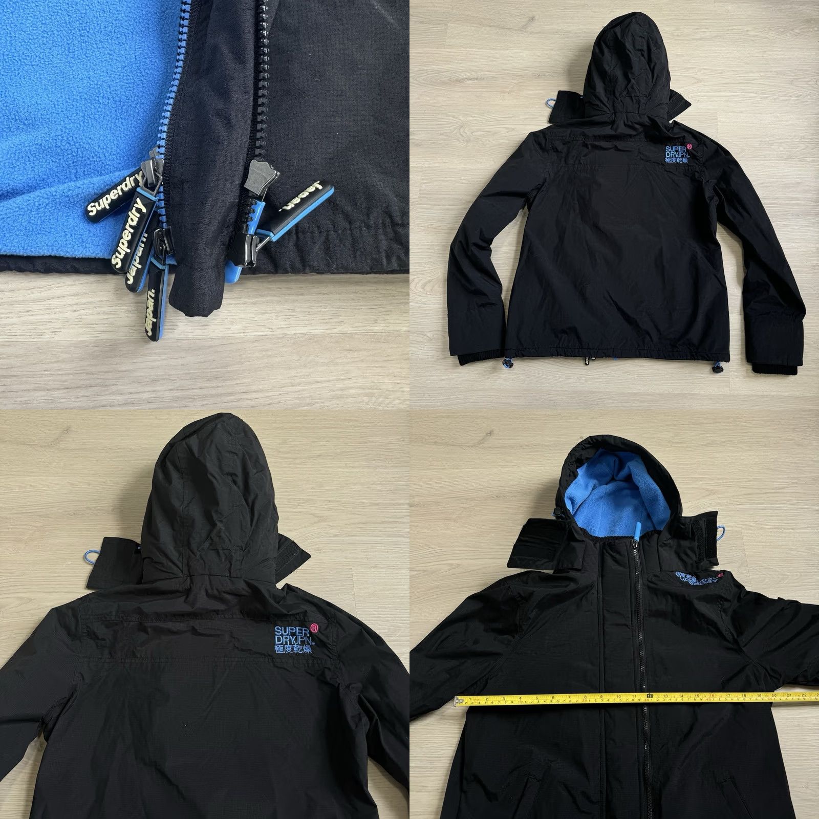 Superdry Superdry Japan Professional The Windcheater Jacket Women's XL Black Full Zip Size XL / US 12-14 / IT 48-50 - 8 Thumbnail