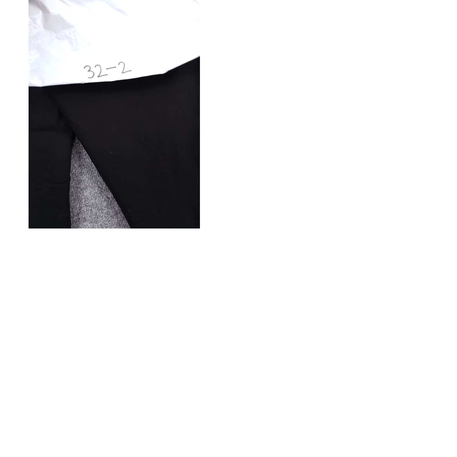 Vintage Peter Nygard Dress Pants Womens 8 Black Mid-Rise Straight Side Slit Flat Slacks Size 30" / US 8 / IT 44 - 9 Thumbnail