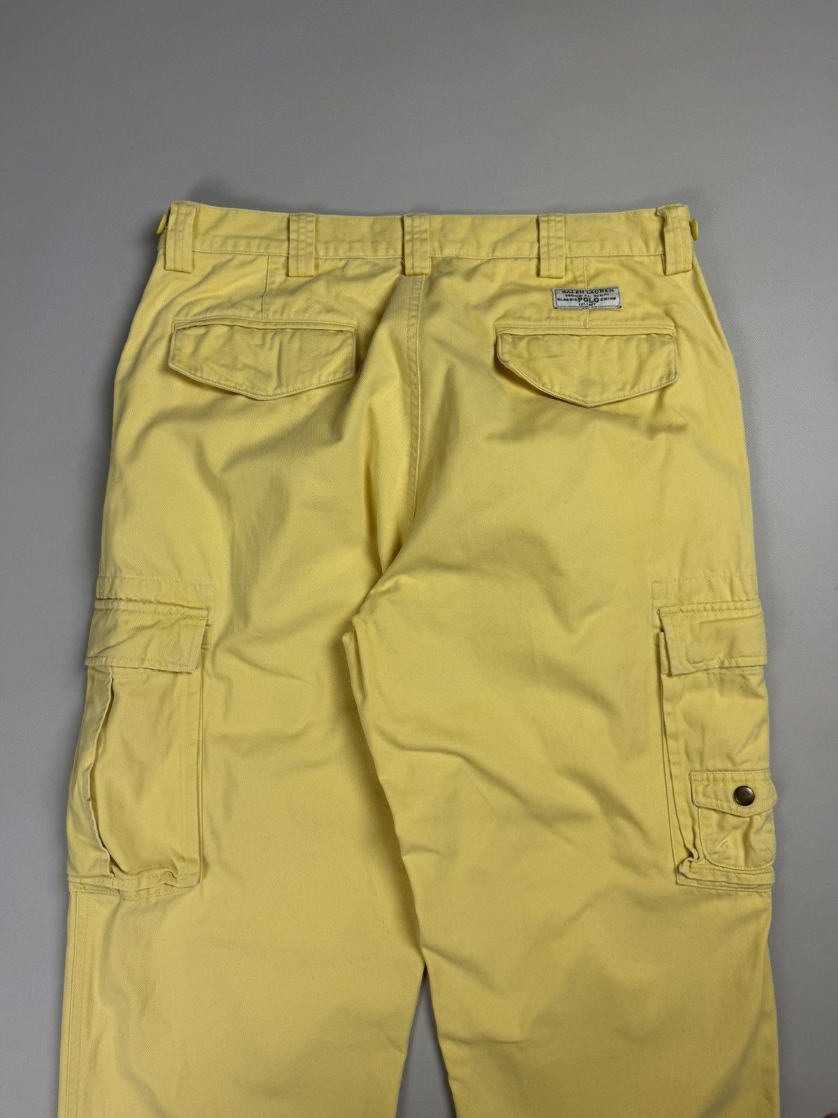 Vintage Polo By Ralph Lauren Vintage Cargo Military Pants Trousers Size US 34 / EU 50 - 22 Thumbnail