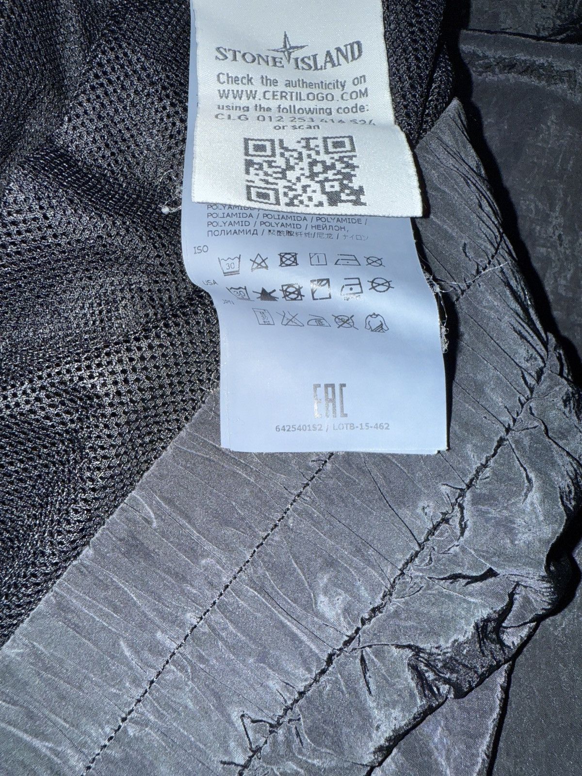 Stone Island × Supreme Stone Island Supreme Light Nylon Jacket Size US XL / EU 56 / 4 - 11 Thumbnail
