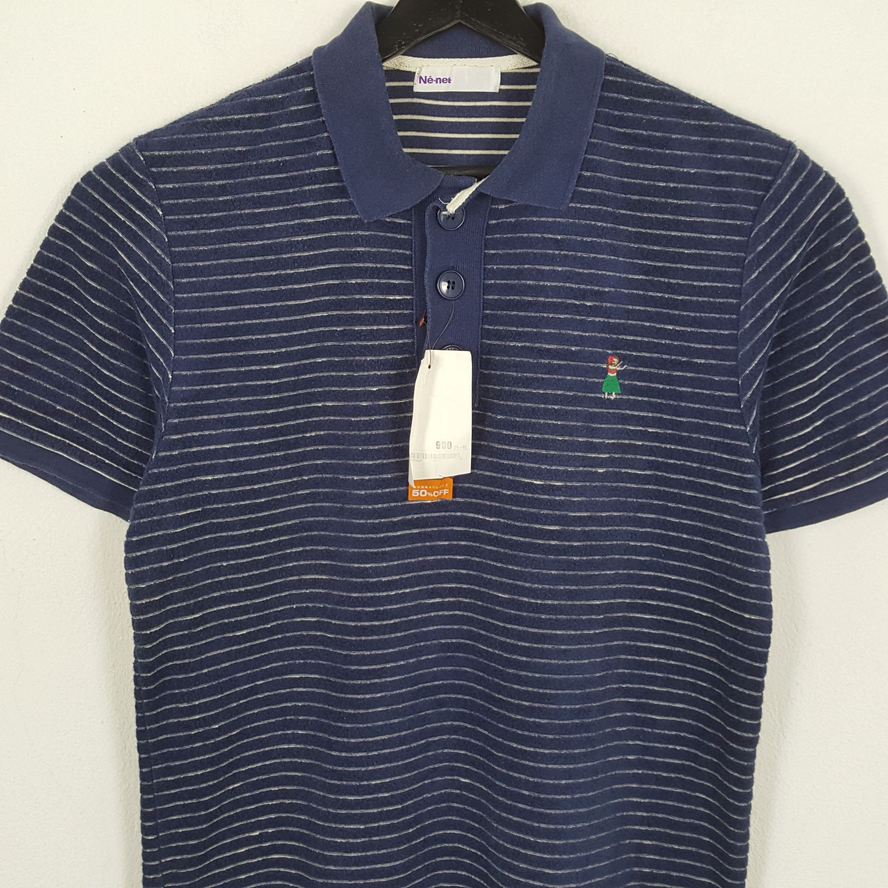 Issey Miyake × Ne-Net × Vintage NE-NET Japanese Designer Brand ISSEY MIYAKE Polos Size US L / EU 52-54 / 3 - 2 Thumbnail