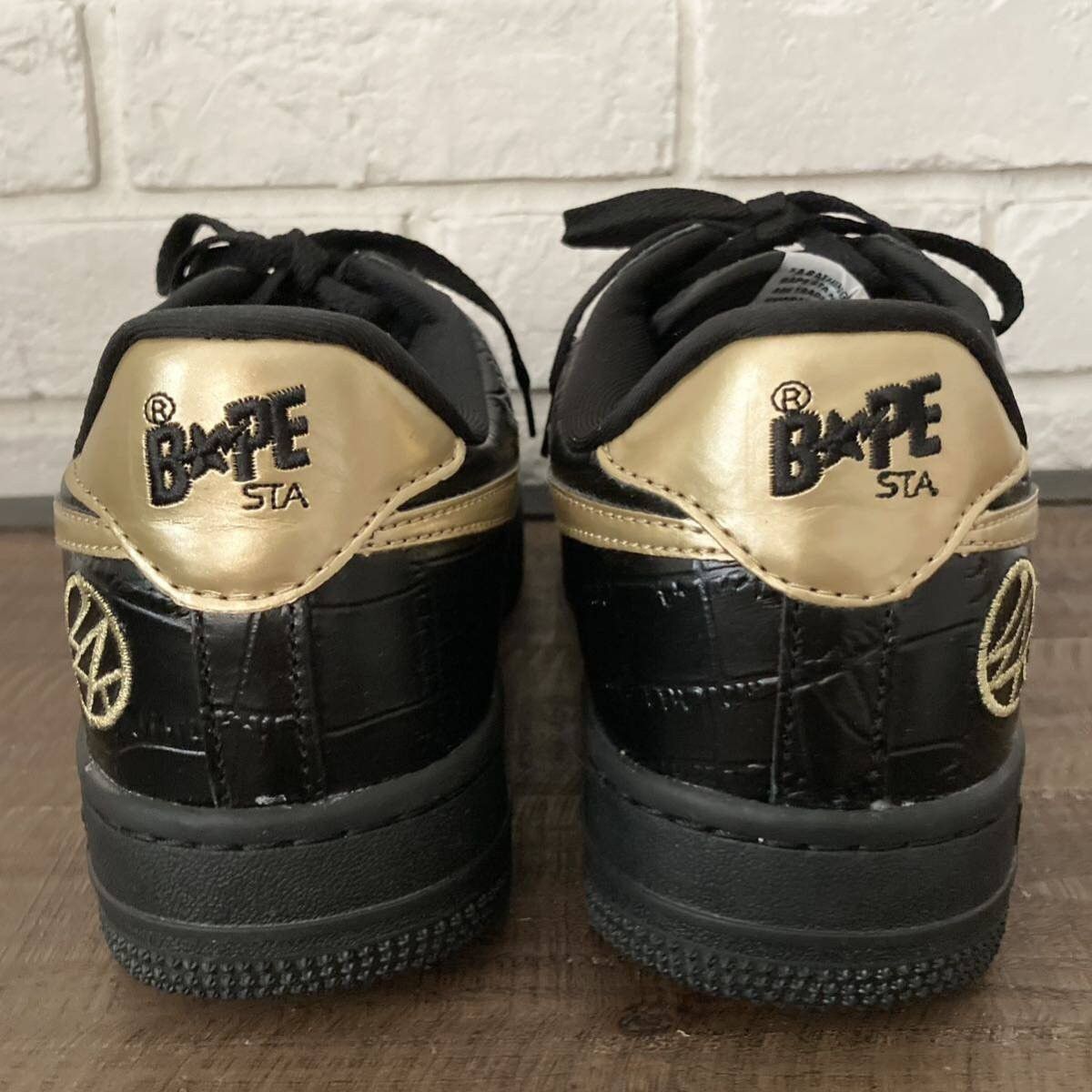 Bape 24Karats BAPESTA leather sneakers a bathing ape BAPE STA Size US 9.5 / EU 42-43 - 5 Thumbnail