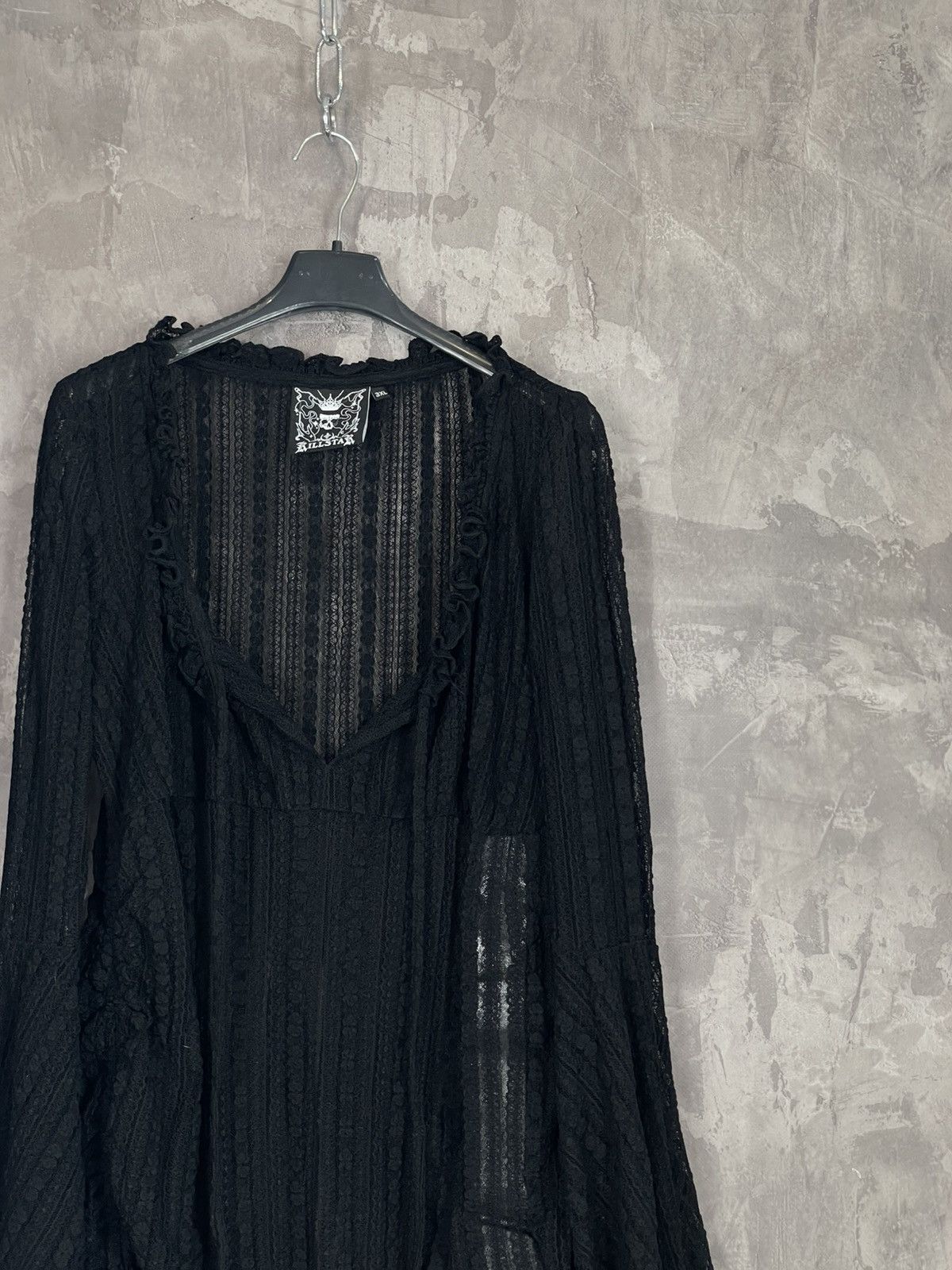 Killstar Killstar Knit Black Goth Emo Archival Sweater Size XXL / US 16-18 / IT 52-54 - 4 Thumbnail