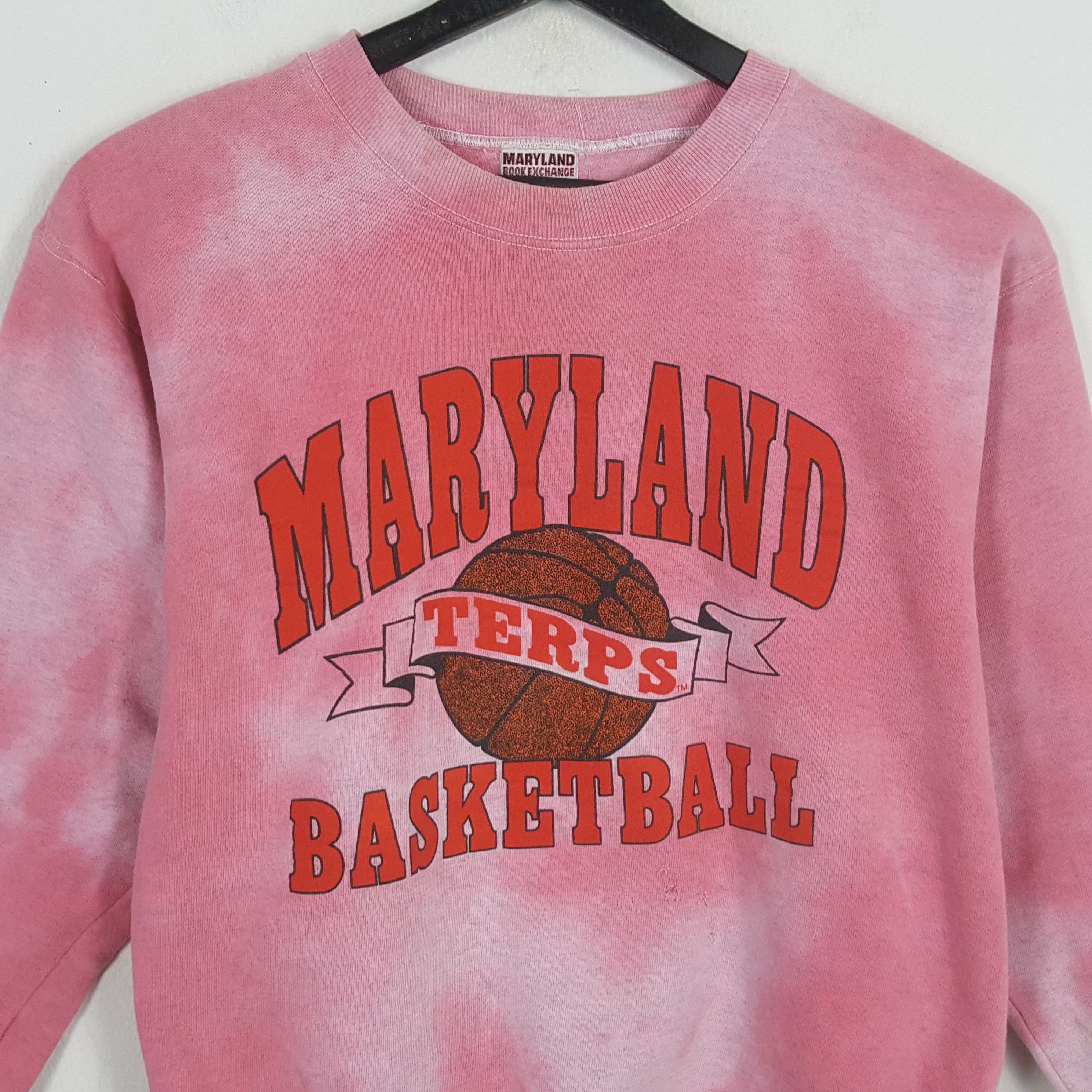 NBA × Vintage MARYLAND TERS Basketball Team Vintage Sweatshirt Size US M / EU 48-50 / 2 - 2 Thumbnail