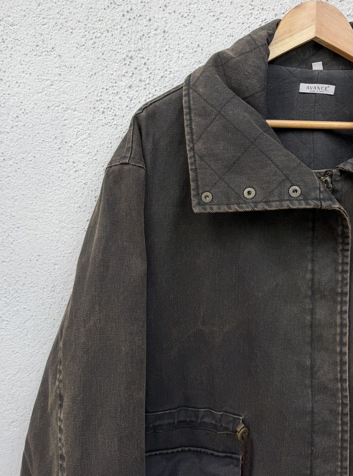 Vintage Avance Vintage Faded Jacket Oversized Workwear Made In Italy Size US XL / EU 56 / 4 - 2 Thumbnail