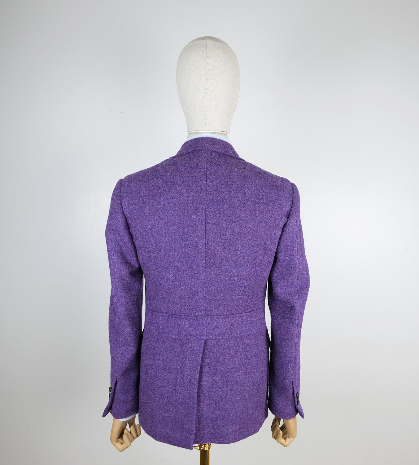 D'avenza, purple tweed jacket, size 38, RRP 1600 e