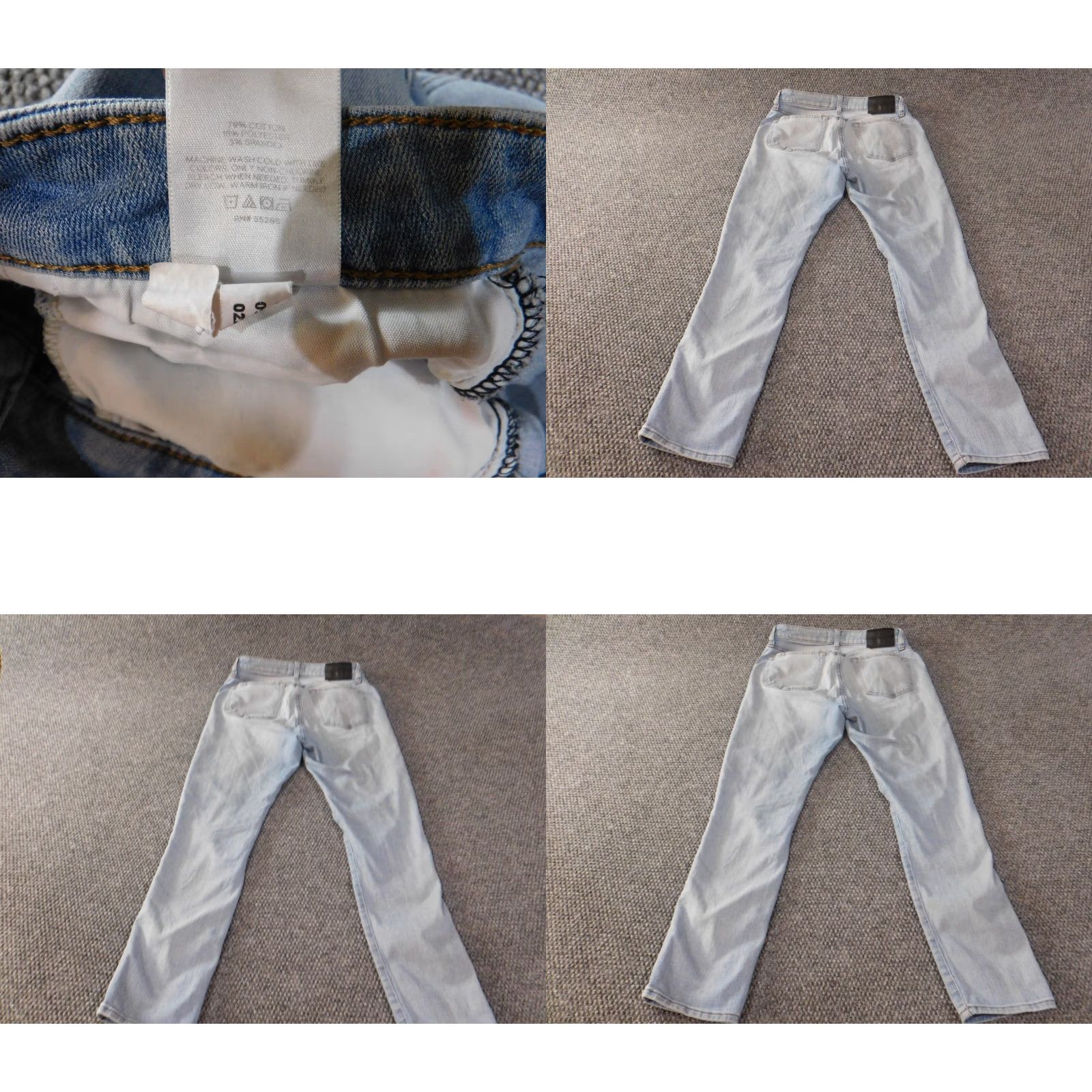 Express Express Jeans Slim Straight Mens 29x28 Blue Regular Stretch Denim City 90s? (no) Size US 29 - 8 Thumbnail