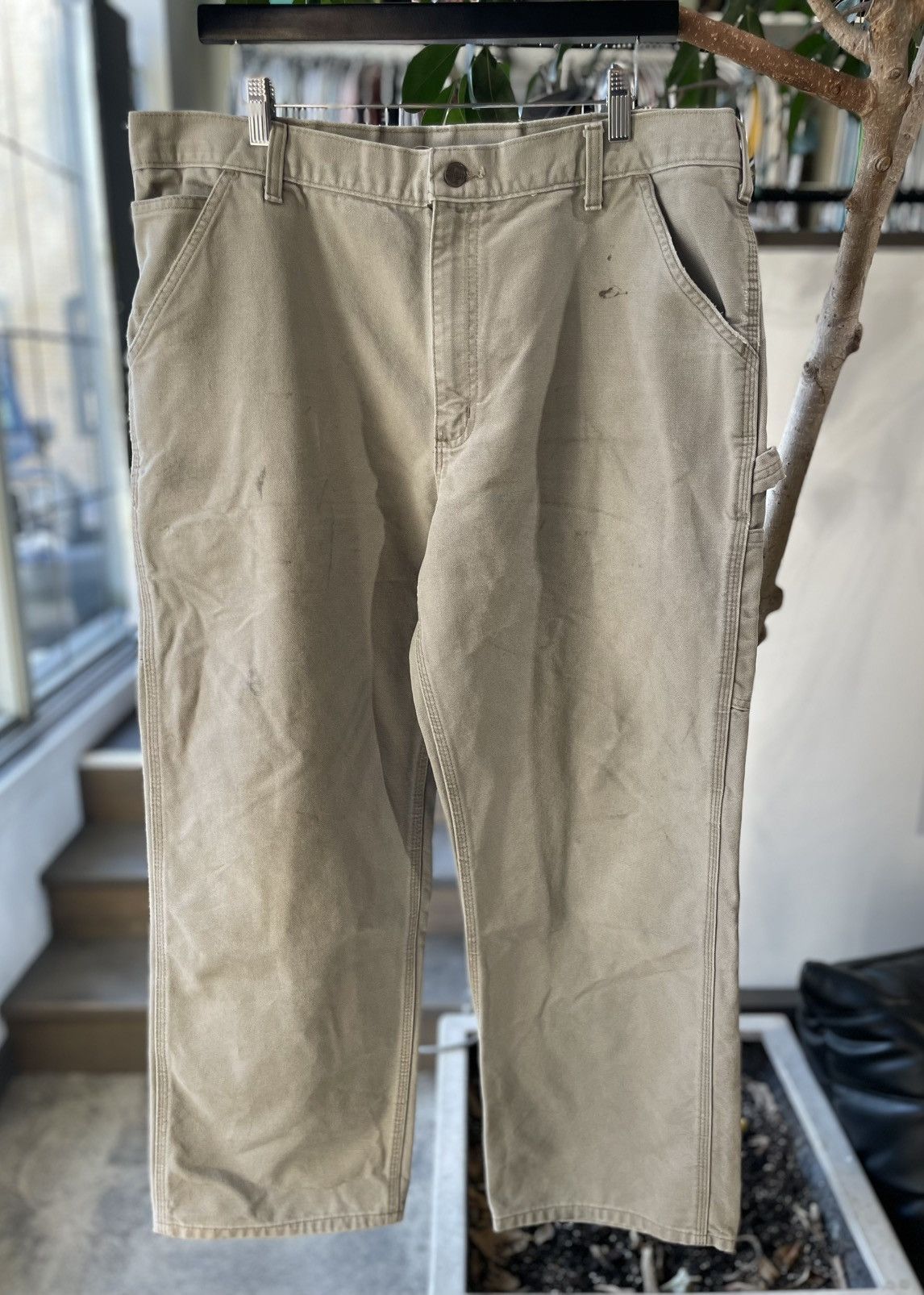 Carhartt Vintage Carhartt Carpenter Pants Khaki Size US 38 / EU 54 - 3 Thumbnail