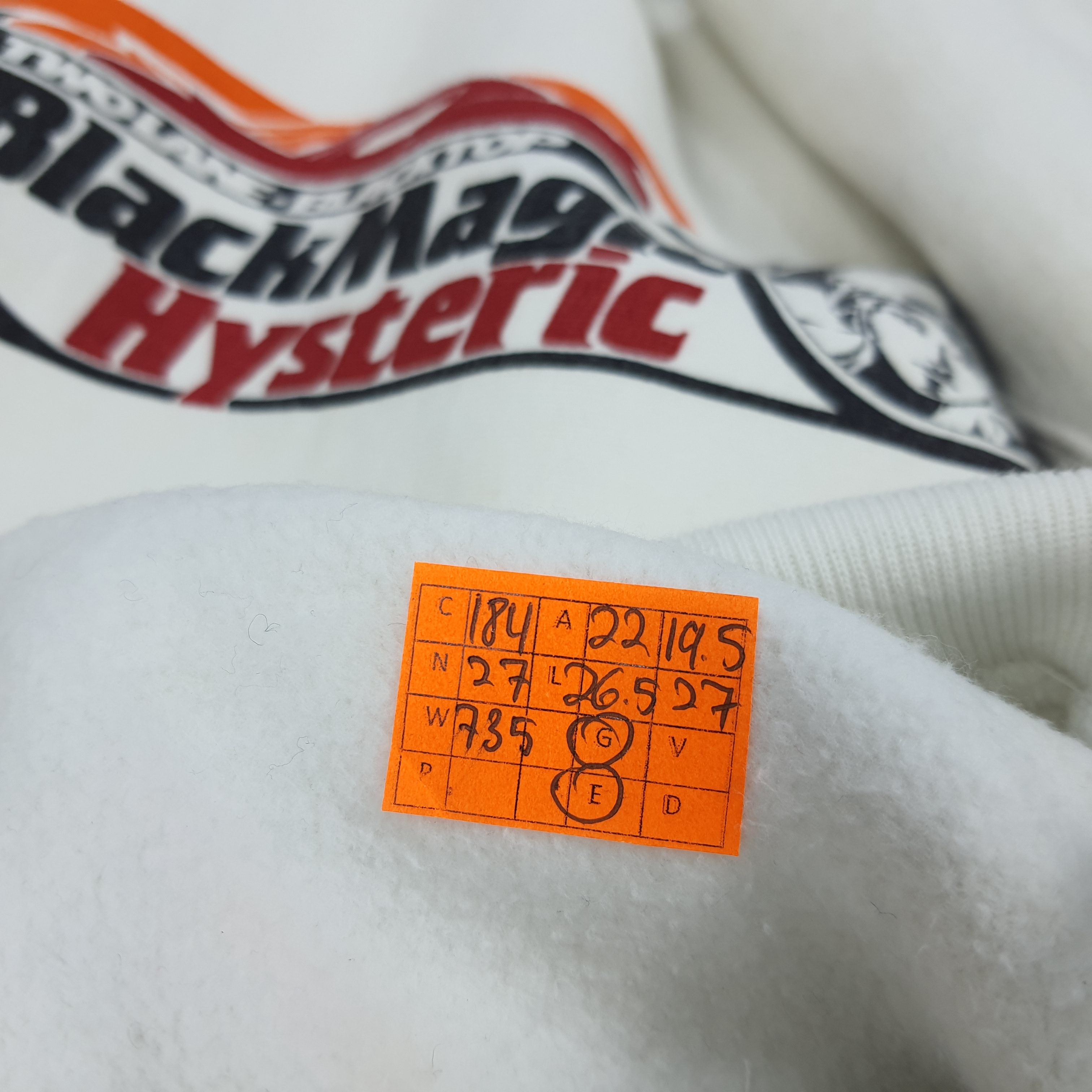 Hysteric Glamour × Japanese Brand × Vintage Vintage Hysteric Glamour Black Magic Japan Brand Sweatshirt Size US M / EU 48-50 / 2 - 10 Thumbnail