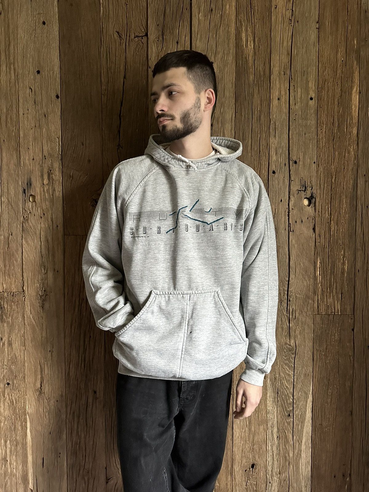 Rusty × Vintage Vintage 1992 Rusty Surfboards Hoodie Size US M / EU 48-50 / 2 - 2 Thumbnail