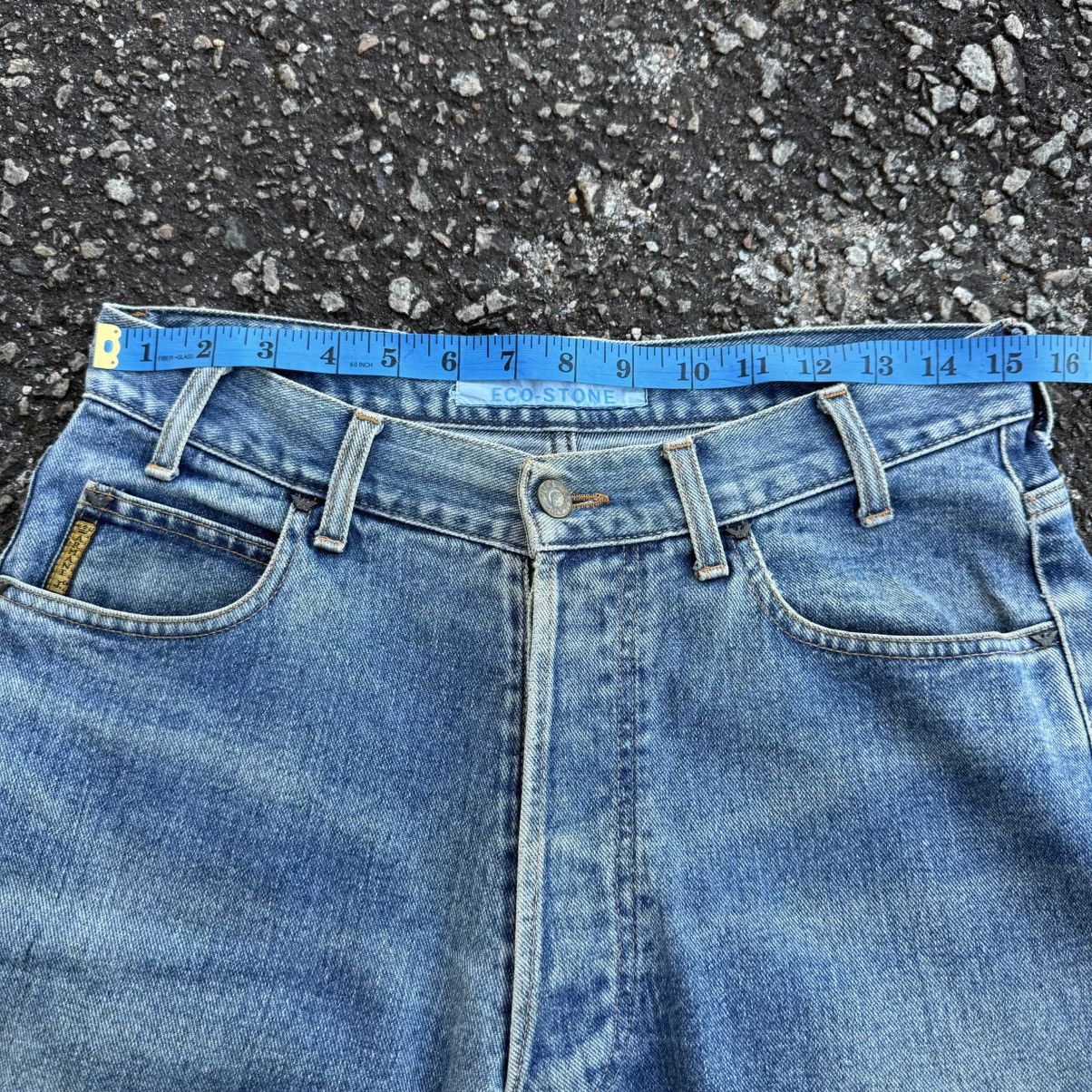 Armani Vintage Armani Jeans Button Fly Rusty Faded Denim Jean Size US 31 - 16 Thumbnail