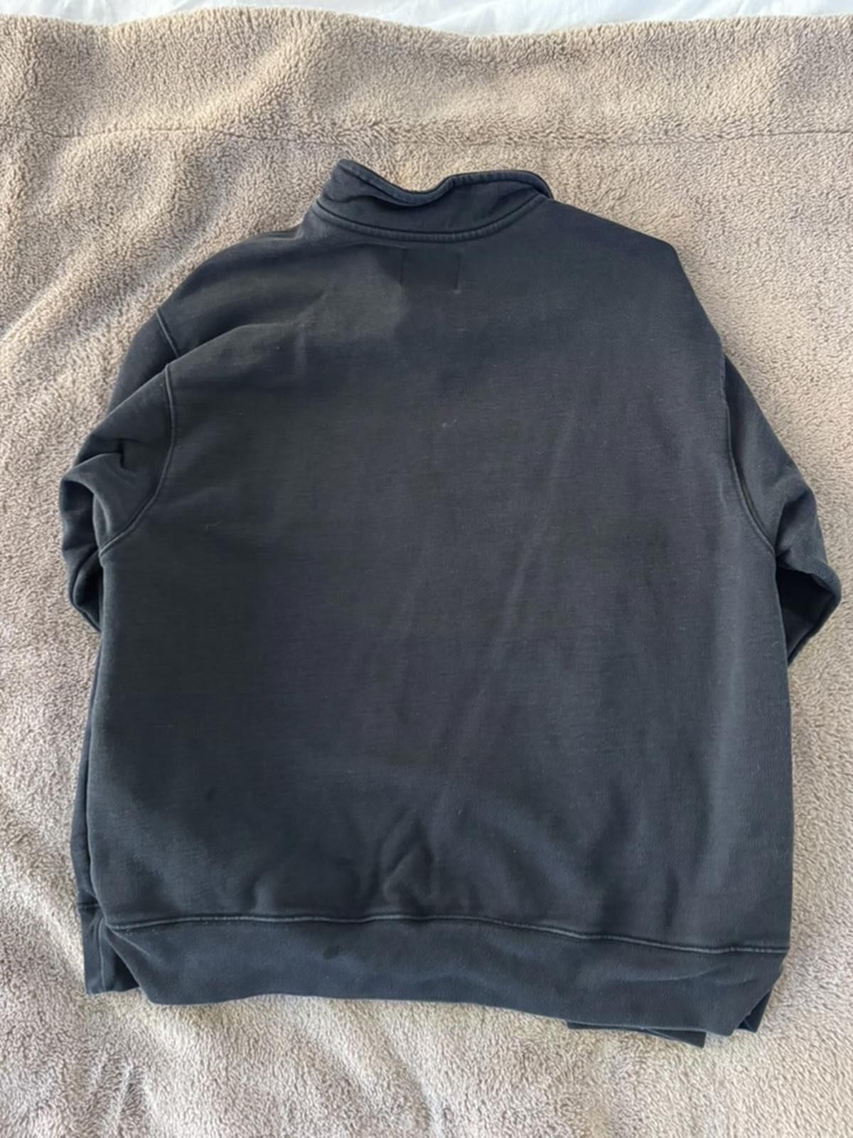 Boiler Room Boiler Room Black Quarter-Zip Pullover Sweatshirt Size US L / EU 52-54 / 3 - 4 Thumbnail