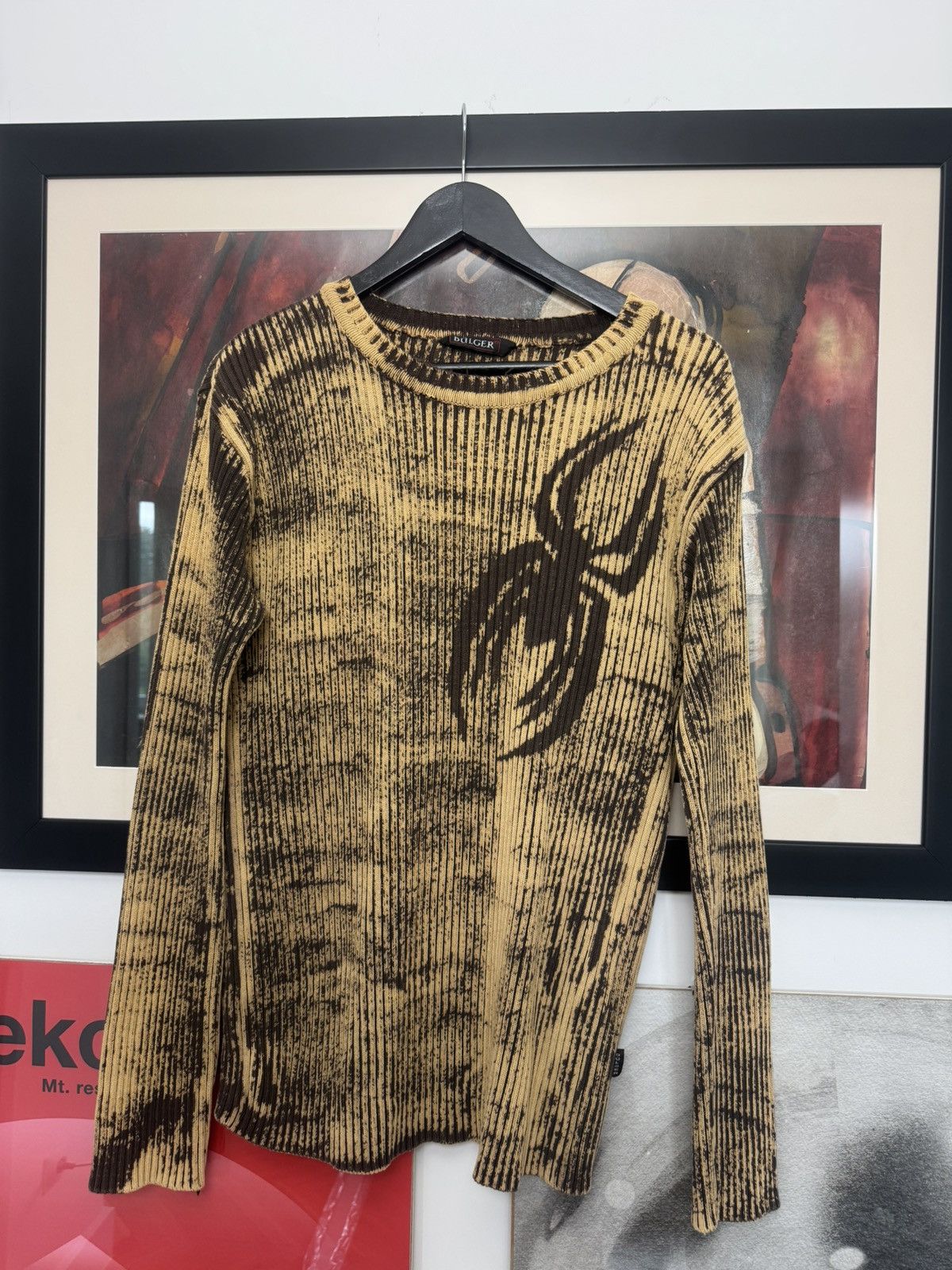 Vintage Vintage Spider Y2k Knitted Avant Garde Sweater Japan Knit Size US M / EU 48-50 / 2 - 1 Thumbnail