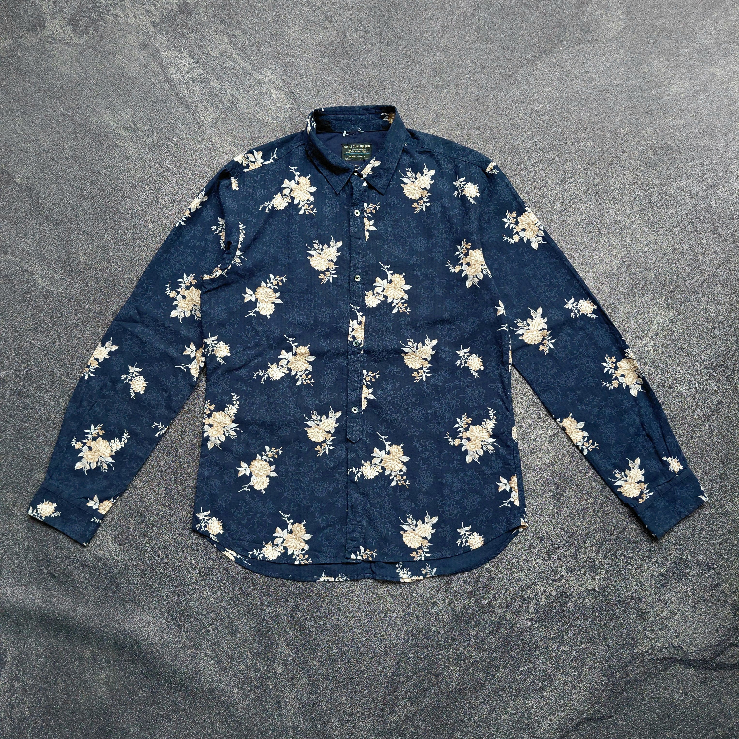 Nicole Club For Men Flower Shirt