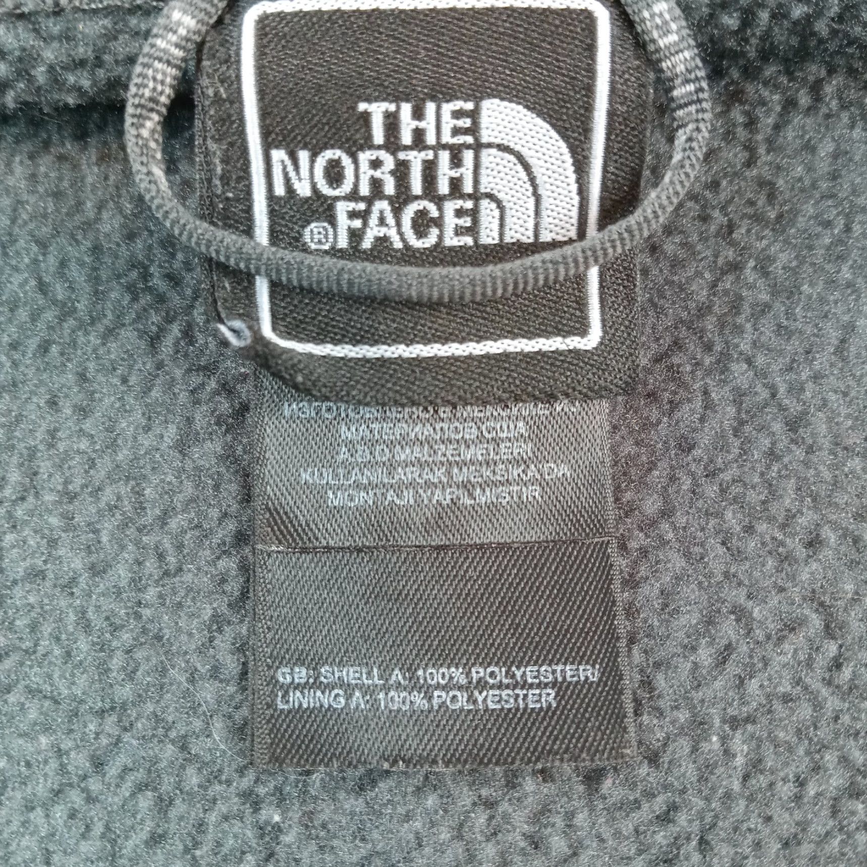 The North Face The North Face Mens Medium Gray Full Zip Fleece Jacket Outdoor Bomber Size US M / EU 48-50 / 2 - 6 Thumbnail