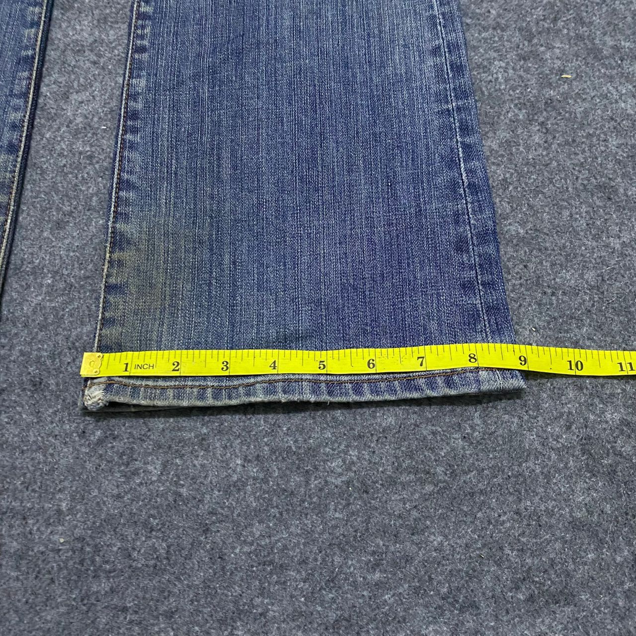 💥Flare💥Vintage Uniqlo Distressed Flare Denim