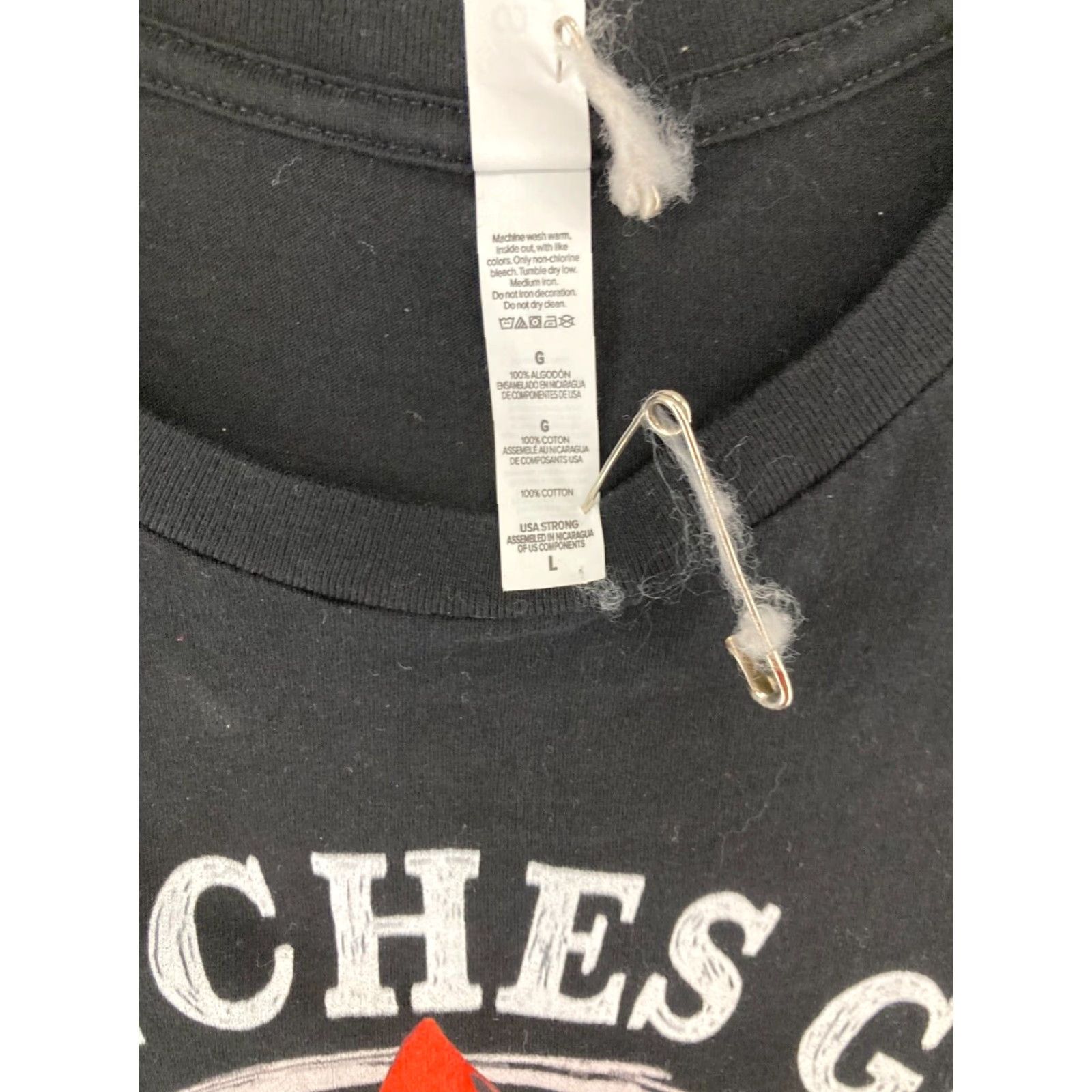 Vintage VINTAGE Snitches Get Stitches Mens TShirt Small Black Christmas Elf Shirt Mens Small Black Christmas Elf Size US S / EU 44-46 / 1 - 6 Thumbnail