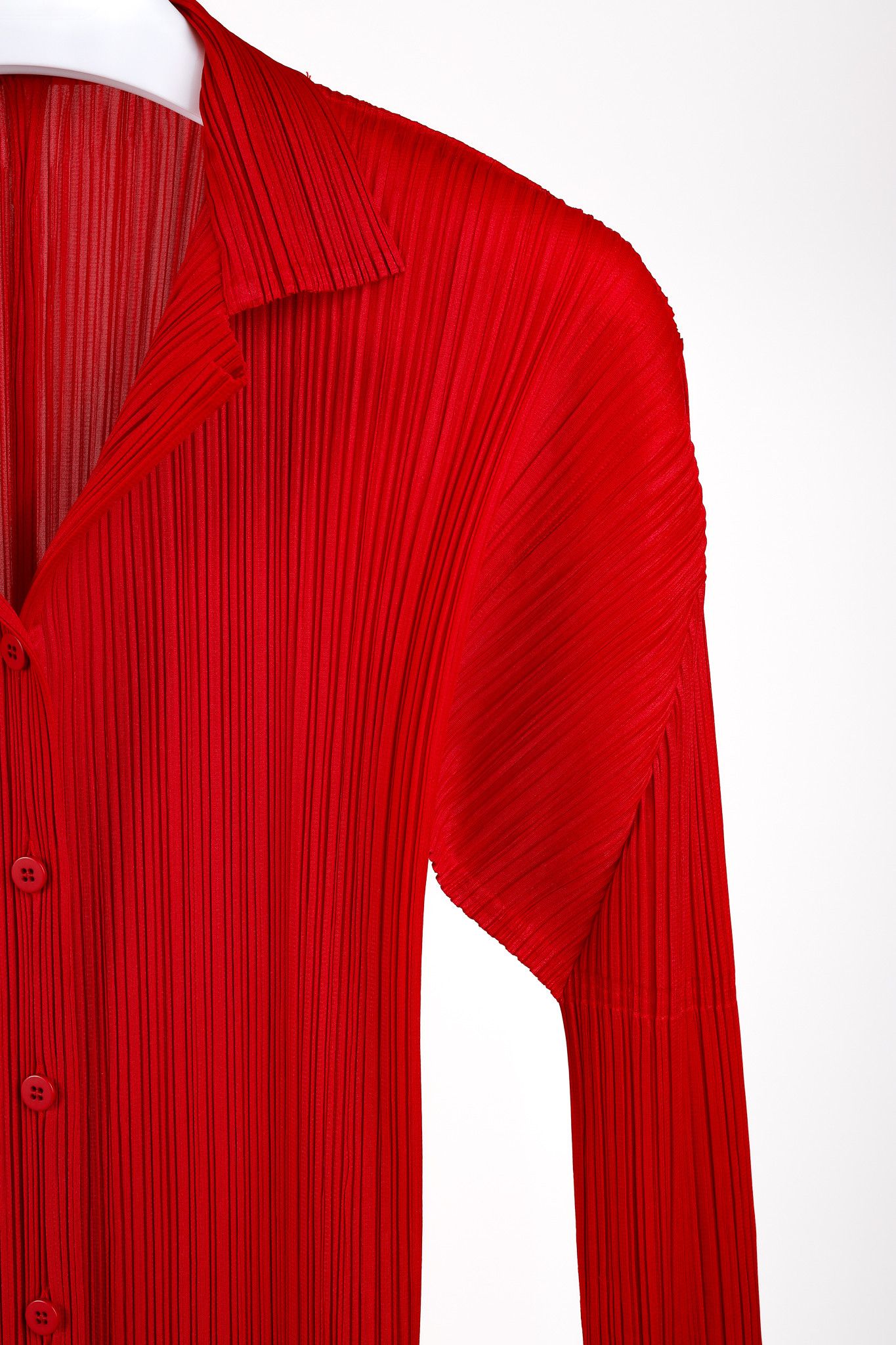 Pleats Please Issey Miyake Issey Miyake Pleats Please Pleated Long Buttoned Shirt Dress Size M / US 6-8 / IT 42-44 - 5 Thumbnail