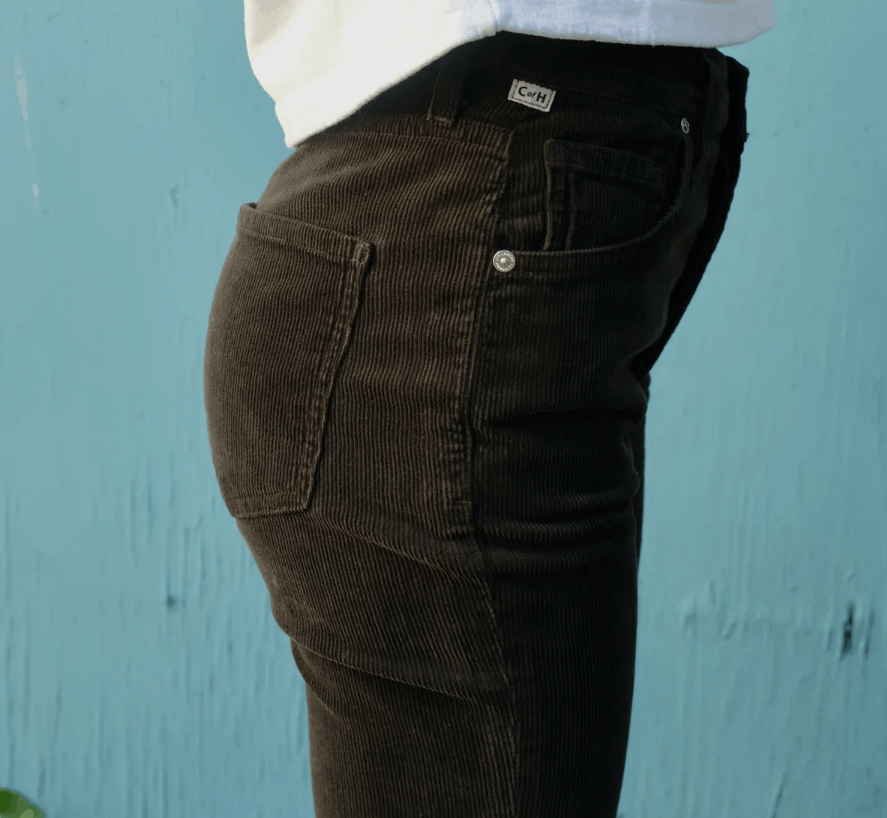 Citizens Of Humanity Citizens of Humanity Jolene Corduroy Jeans Kelp ( 26 ) Size 26" / US 2 / IT 38 - 2 Thumbnail