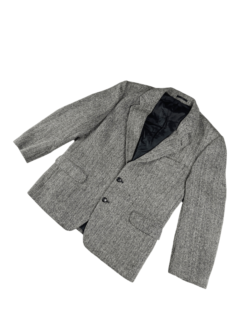 Harris Tweed × Vintage Vintage Harris Tweed Wool Blazer S Size 44S - 6 Thumbnail