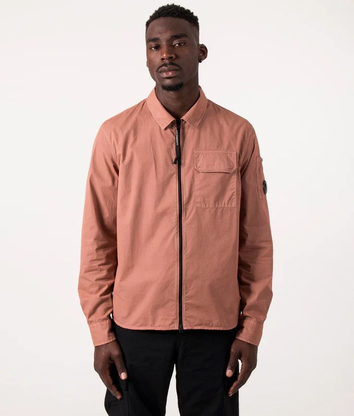 C.P. Company o1y1224 Solid Color Shirt in Pink Size US L / EU 52-54 / 3 - 1 Thumbnail