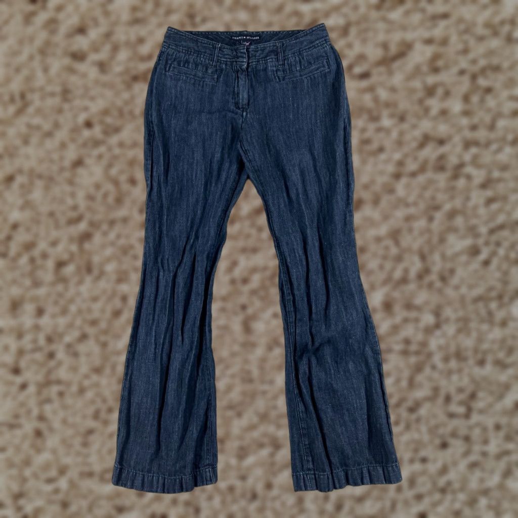 Tommy Hilfiger Tommy Hilfiger Jeans Women Bootcut Denim Blue 28x28 4 Regular Pocket Classic USA Womens Size 27" / US 4 / IT 40 - 1 Thumbnail
