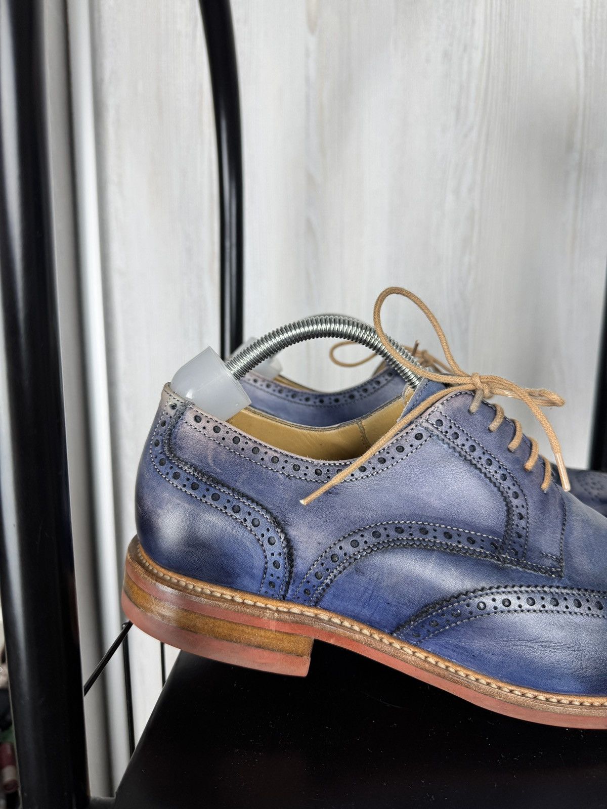 Berwick 1707 Berwick 1707 blue faded dainite sole brogues goodyear shoes Size US 11 / EU 44 - 2 Thumbnail