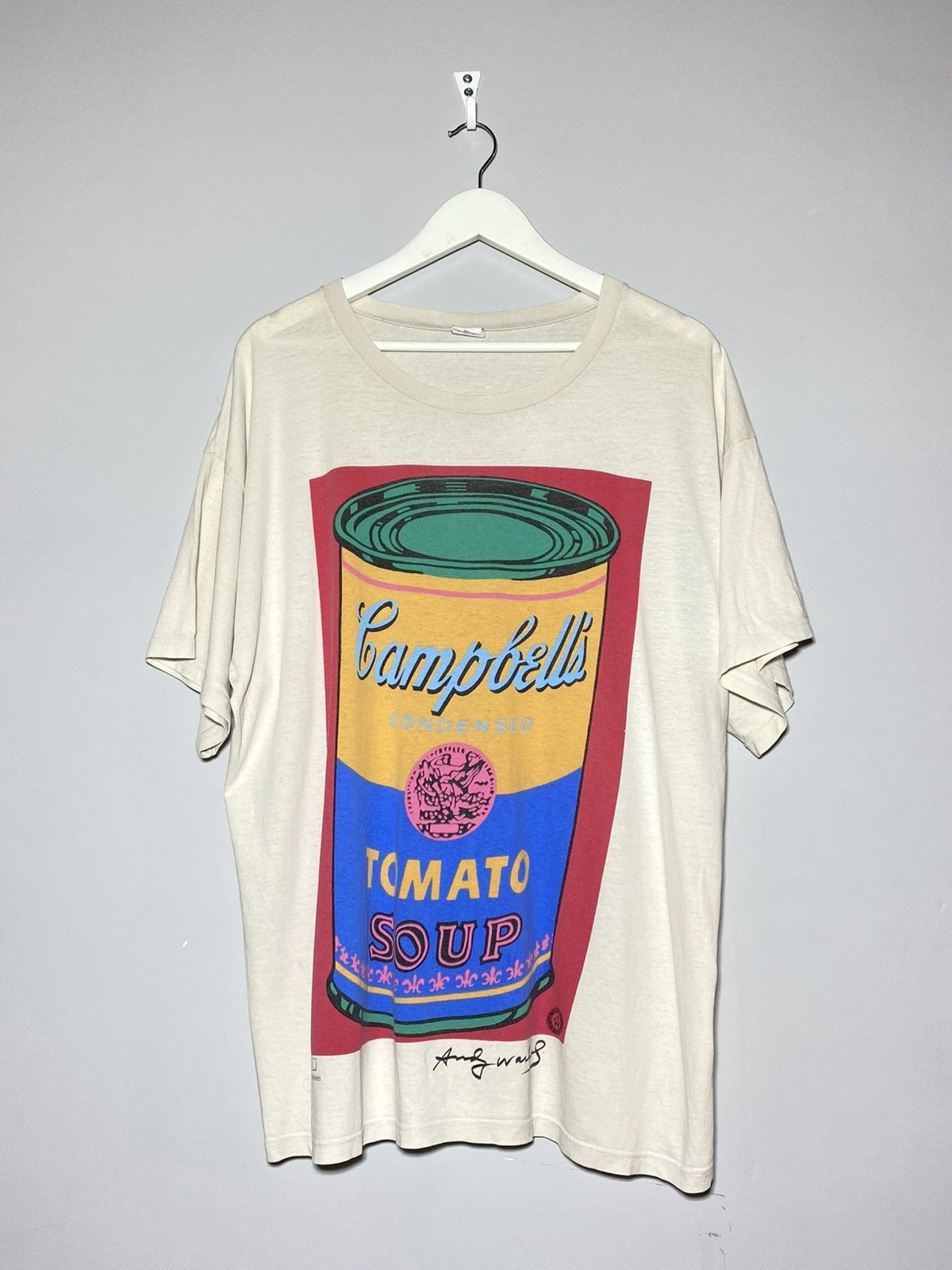 Andy Warhol 1993 Andy Warhol Tomato Soup Vintage Graphic T-shirt Size US XL / EU 56 / 4 - 1 Thumbnail
