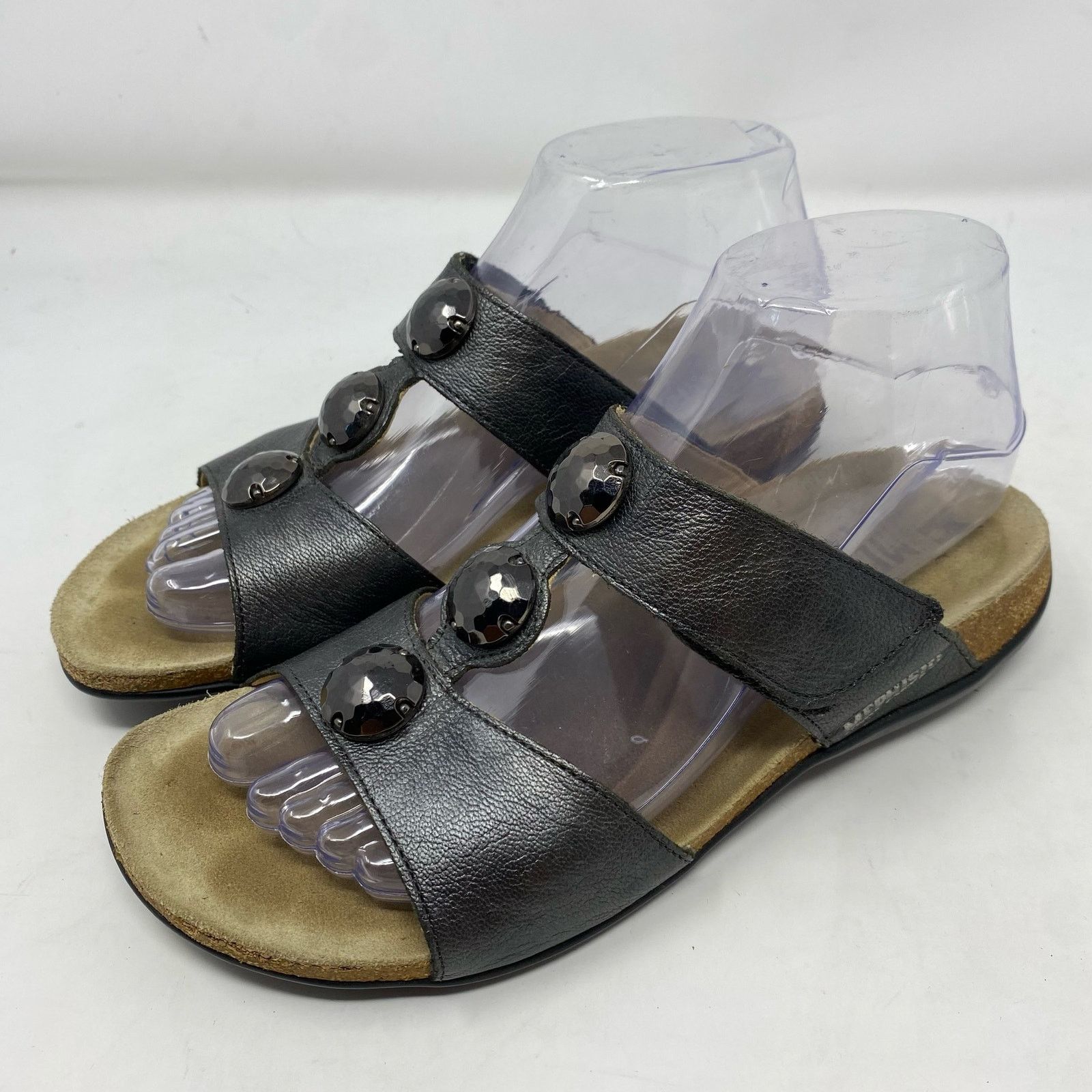 Mephisto Mephisto Air Relax Leather T-Strap Slide On Sandals Size 6.5 Size US 6.5 / IT 36.5 - 1 Thumbnail