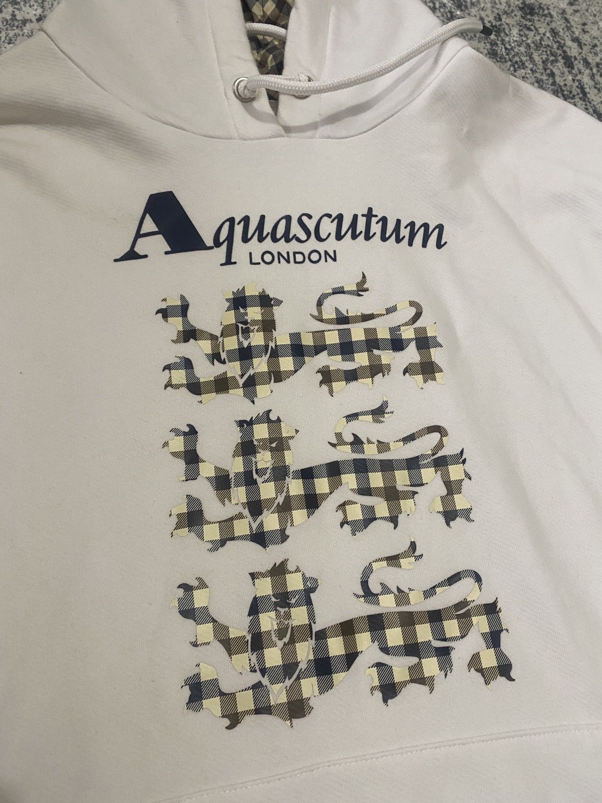 Aquascutum Luxury big logo aquascutum hoodie Size US L / EU 52-54 / 3 - 5 Thumbnail